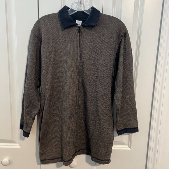 Vintage NWT Petit Bateau Grey Jacket Made in France - Picture 2 of 15